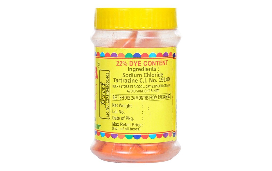 Ashoka Lemon Yellow Synthetic Food Colour Preparation   Jar  80 grams